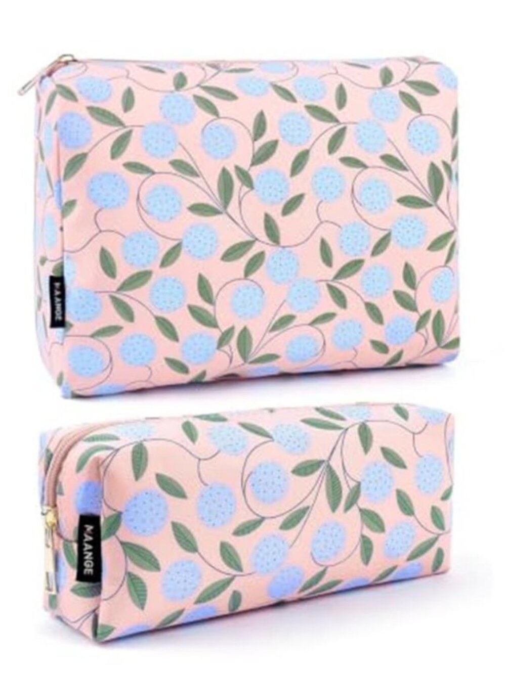 2PCS Makeup Bag for Women, Cosmetic Bag Set, Portable Travel Makeup Bag - Picture 1 of 6
